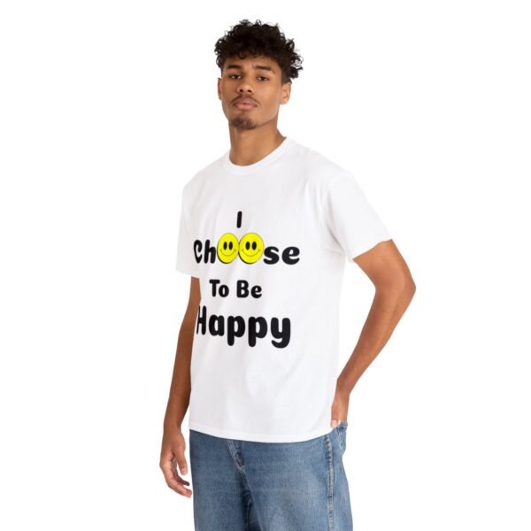 I Choose to be Happy, Unisex Heavy Cotton Tee - Image 18