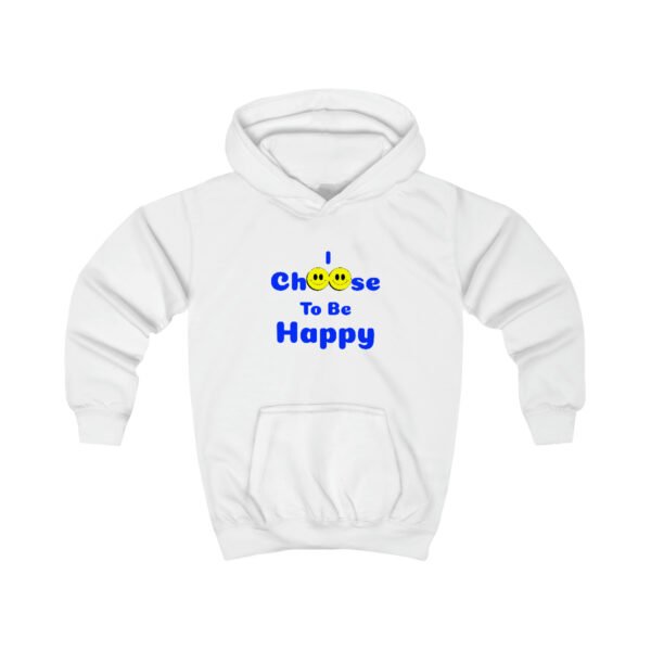 I Choose to be Happy, Soft Cotton Kids Hoodie - Image 3