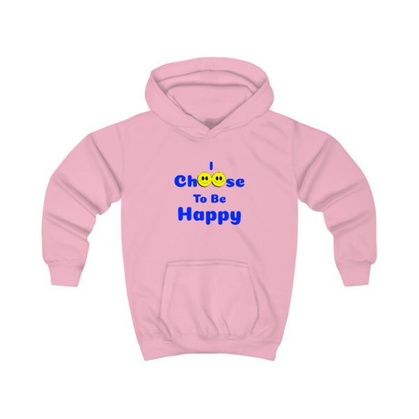 I Choose to be Happy, Soft Cotton Kids Hoodie - Image 13