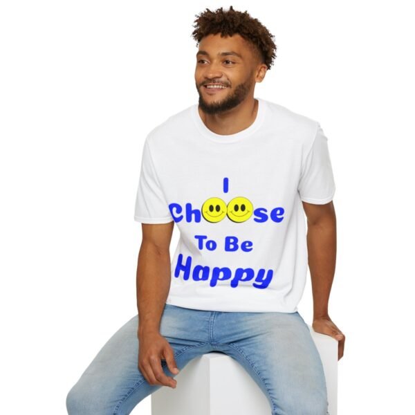 I Choose to be Happy, Unisex Softstyle T-Shirt - Image 24