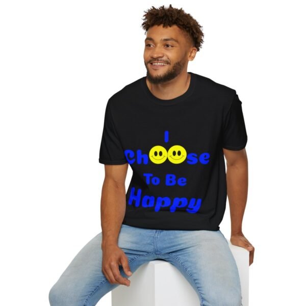 I Choose to be Happy, Unisex Softstyle T-Shirt - Image 36