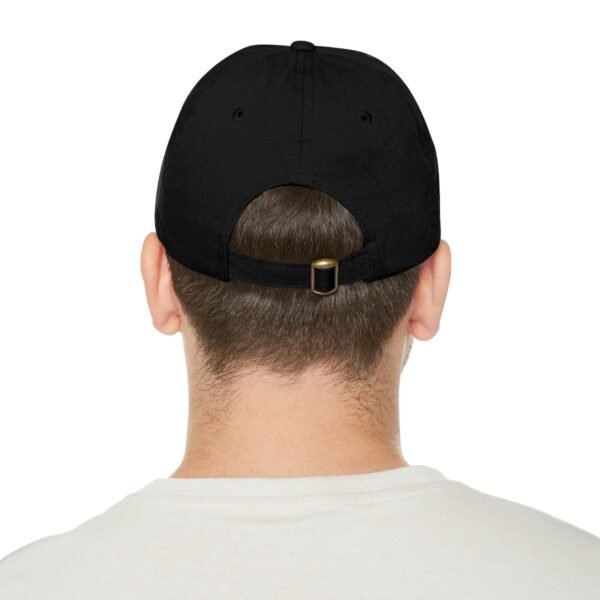 I Choose to be Happy, Dad Hat with Leather Patch (Round) - Image 63