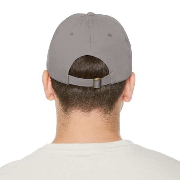 I Choose to be Happy, Dad Hat with Leather Patch (Round) - Image 154