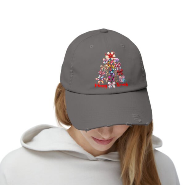 Merry Xmas, Unisex Distressed Cap - Image 41