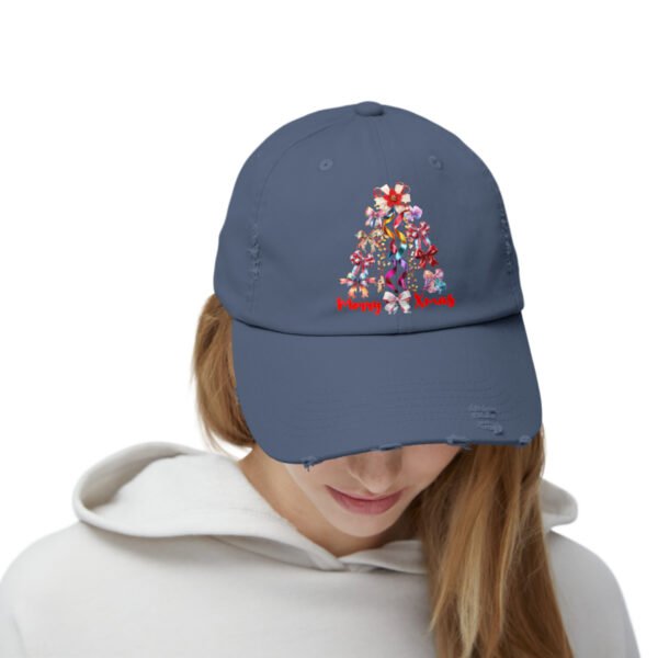 Merry Xmas, Unisex Distressed Cap - Image 33