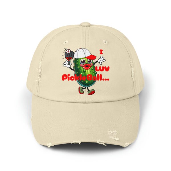 Pickle Ball, Unisex Distressed Cap - Image 2