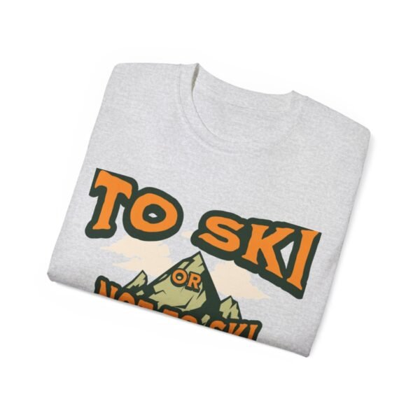 Skiing, Unisex Ultra Cotton Tee - Image 16