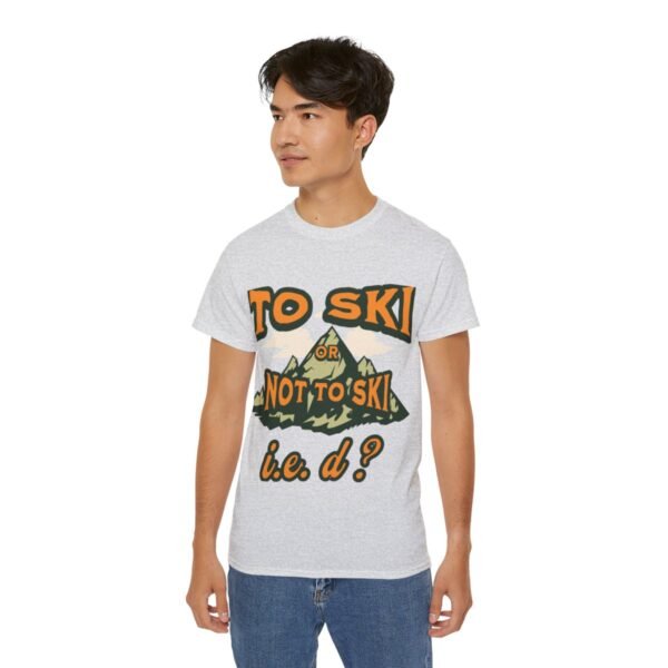 Skiing, Unisex Ultra Cotton Tee - Image 18