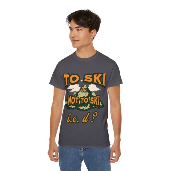 Skiing, Unisex Ultra Cotton Tee - Image 62