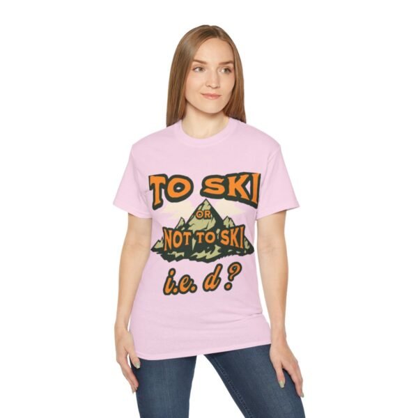 Skiing, Unisex Ultra Cotton Tee - Image 89