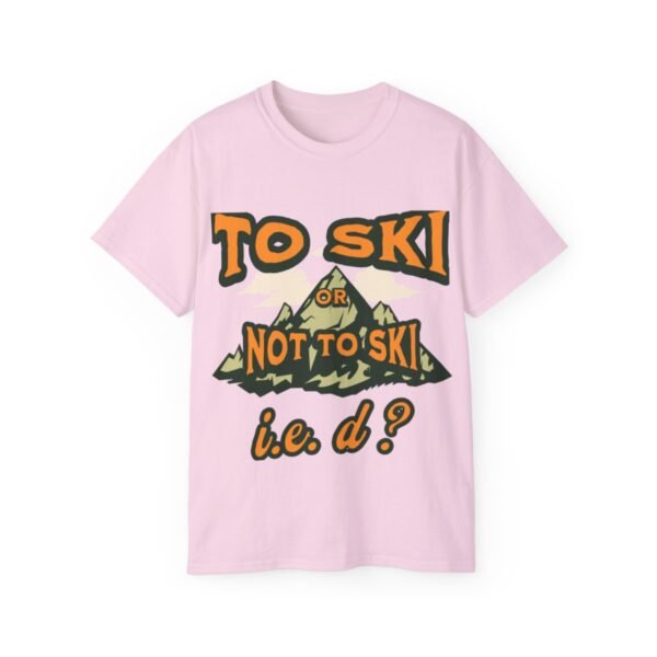 Skiing, Unisex Ultra Cotton Tee - Image 90