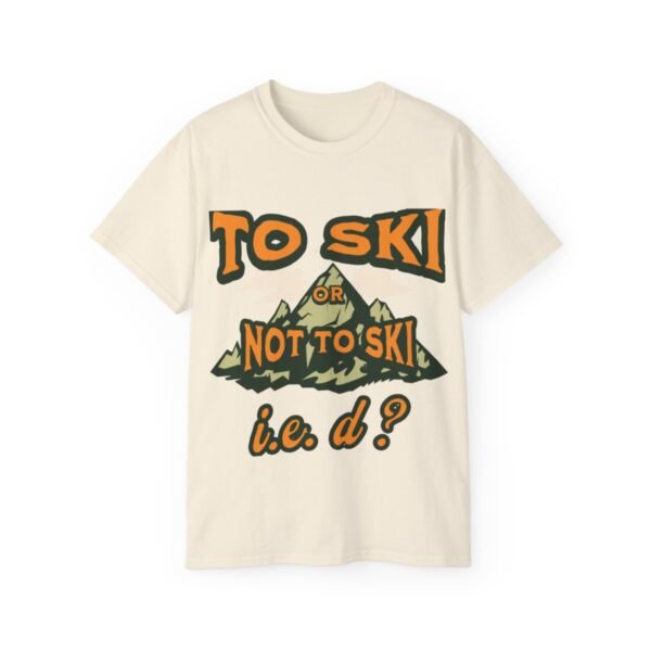 Skiing, Unisex Ultra Cotton Tee - Image 46