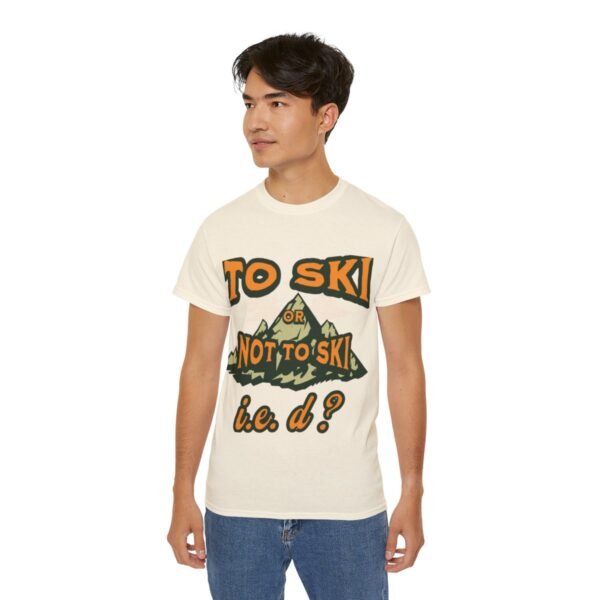 Skiing, Unisex Ultra Cotton Tee - Image 51