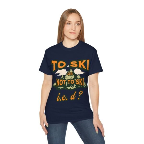 Skiing, Unisex Ultra Cotton Tee - Image 78