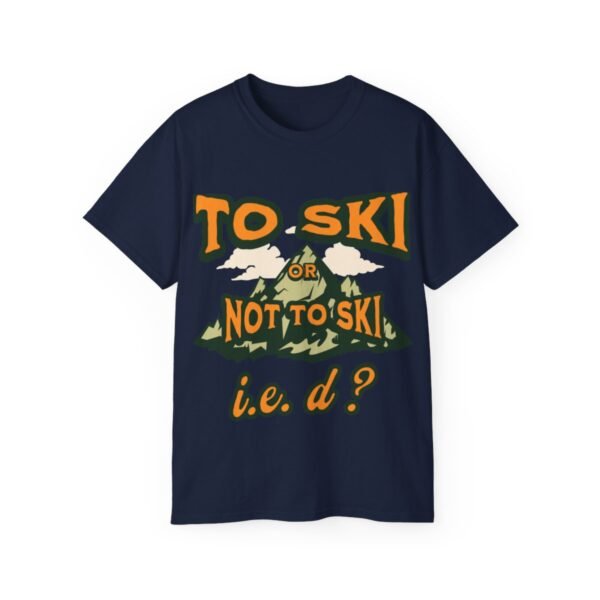 Skiing, Unisex Ultra Cotton Tee - Image 79