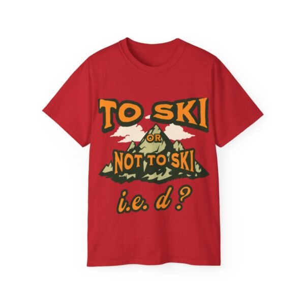 Skiing, Unisex Ultra Cotton Tee - Image 101