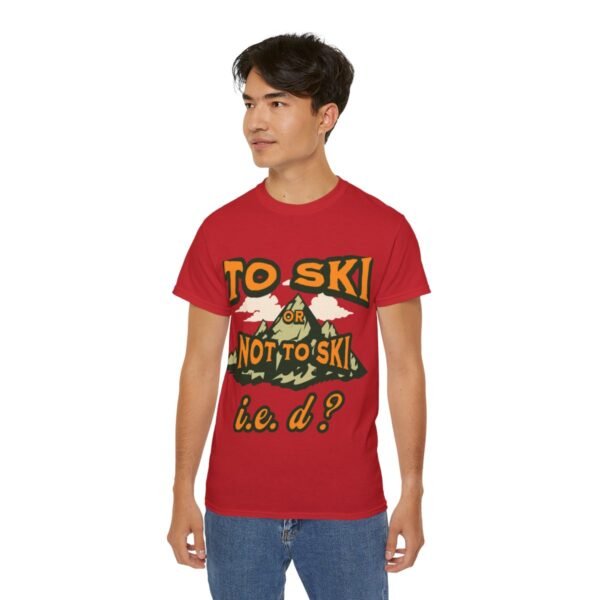 Skiing, Unisex Ultra Cotton Tee - Image 106