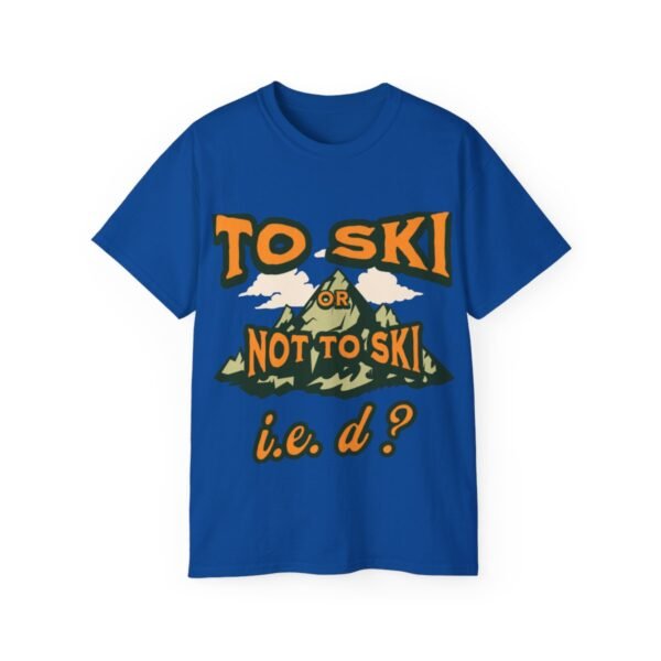 Skiing, Unisex Ultra Cotton Tee - Image 68