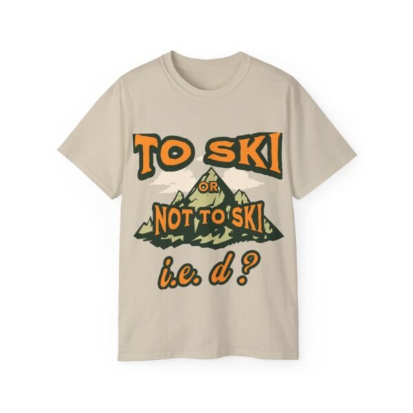 Skiing, Unisex Ultra Cotton Tee - Image 35