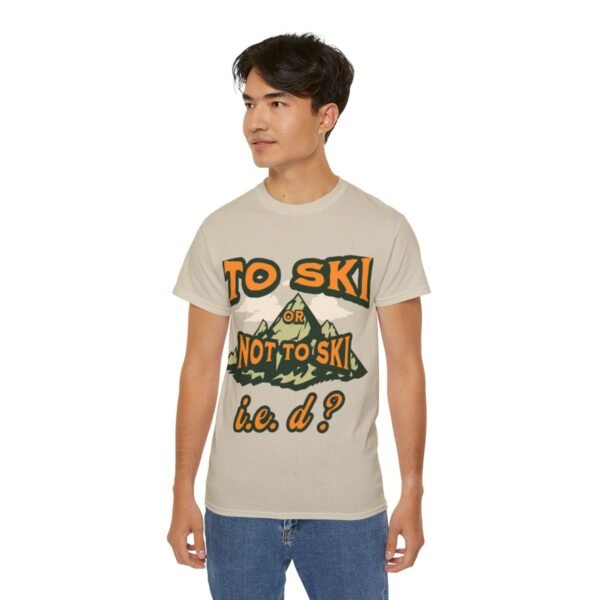 Skiing, Unisex Ultra Cotton Tee - Image 40