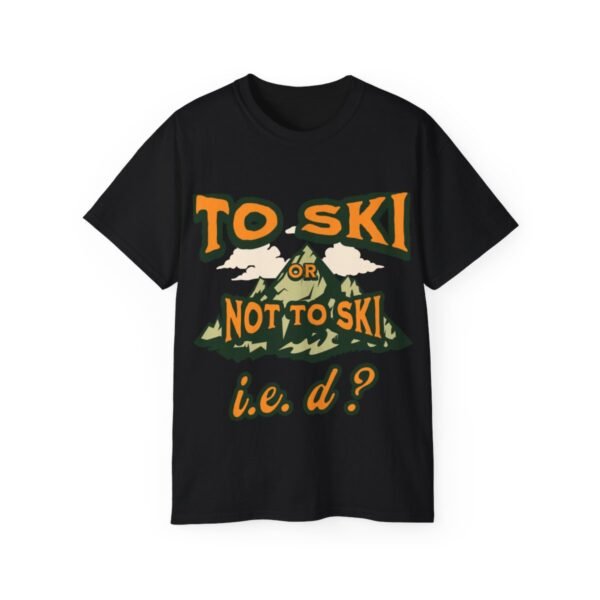 Skiing, Unisex Ultra Cotton Tee - Image 24