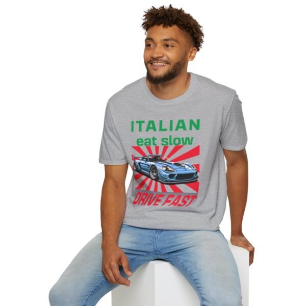 Italian, Unisex Softstyle T-Shirt - Image 48