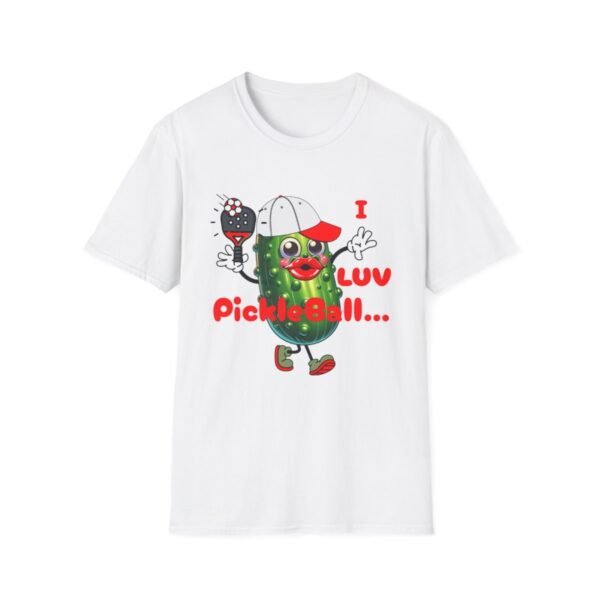 Pickle Ball, Unisex Softstyle T-Shirt - Image 2