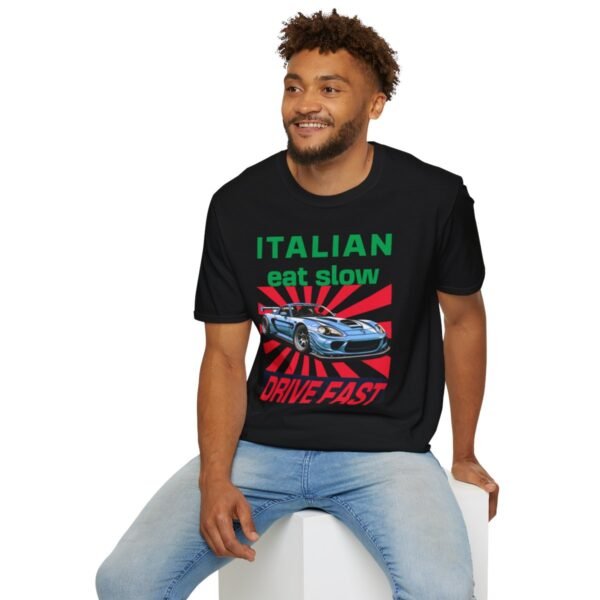 Italian, Unisex Softstyle T-Shirt - Image 24