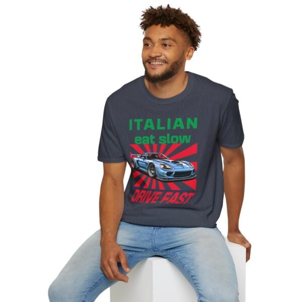 Italian, Unisex Softstyle T-Shirt - Image 156