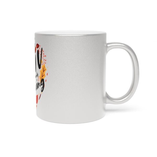 Thanksgiving, Metallic Mug (SilverGold) - Image 8