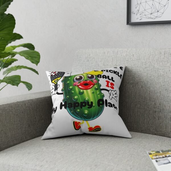 Pickle Ball, Broadcloth Pillow - Image 4