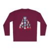 Jolly Snowman, Unisex Lightweight Long Sleeve Tee - Image 49