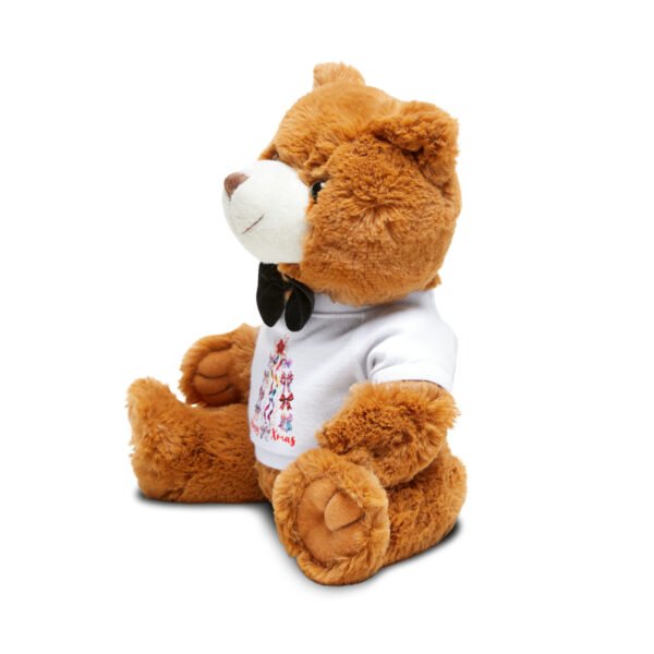 Merry Xmas, Teddy Bear with T-Shirt - Image 3