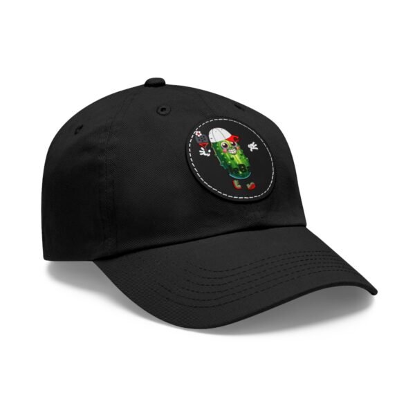 Pickle Ball, Dad Hat with Leather Patch (Round) - Image 58