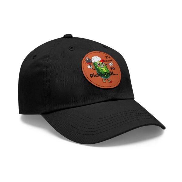 Pickle Ball, Dad Hat with Leather Patch (Round) - Image 72