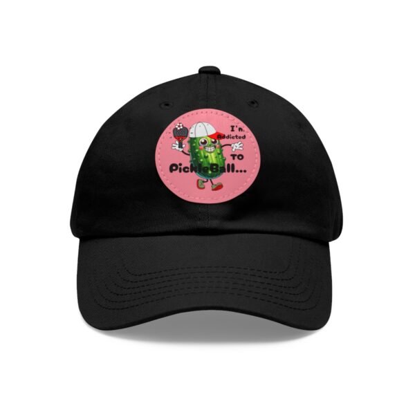 Pickle Ball, Dad Hat with Leather Patch (Round) - Image 78