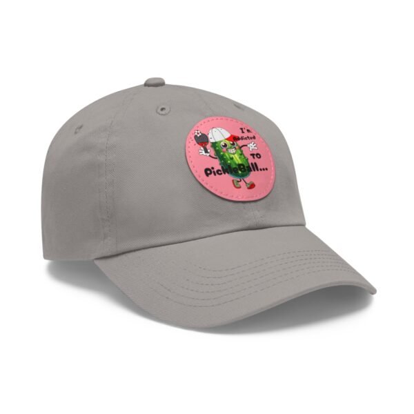 Pickle Ball, Dad Hat with Leather Patch (Round) - Image 163