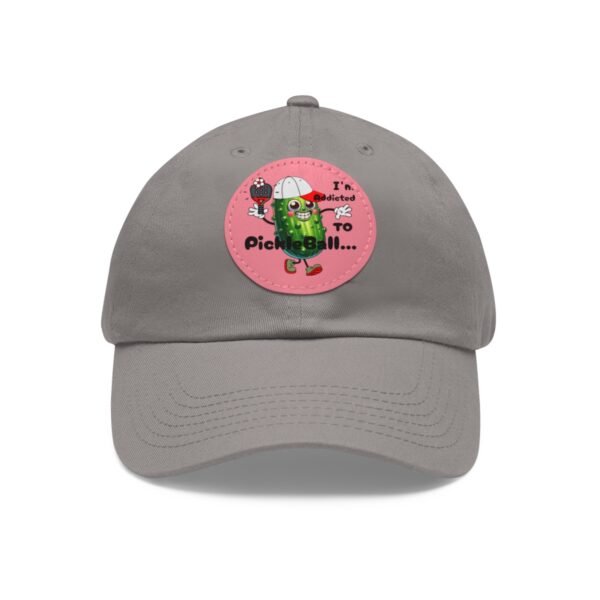 Pickle Ball, Dad Hat with Leather Patch (Round) - Image 162