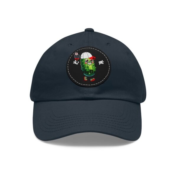 Pickle Ball, Dad Hat with Leather Patch (Round) - Image 85