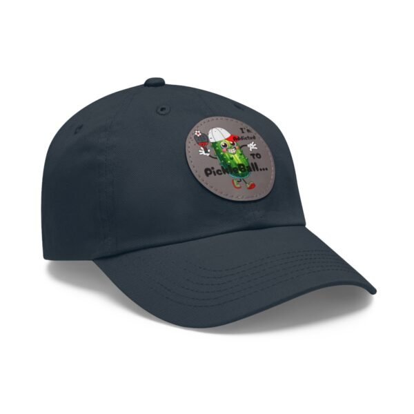 Pickle Ball, Dad Hat with Leather Patch (Round) - Image 93