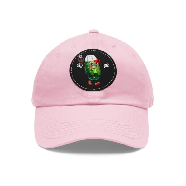 Pickle Ball, Dad Hat with Leather Patch (Round) - Image 113