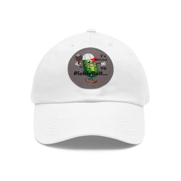 Pickle Ball, Dad Hat with Leather Patch (Round) - Image 15