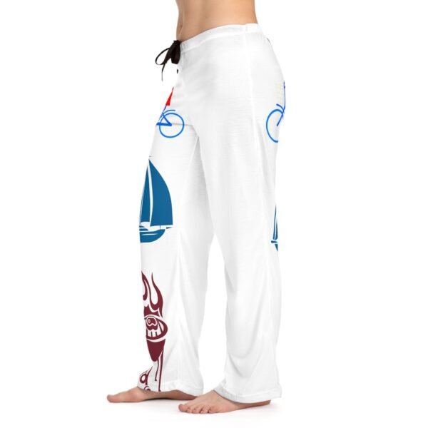 Bike Boat BBQ, Women's Pajama Pants (AOP) - Image 10