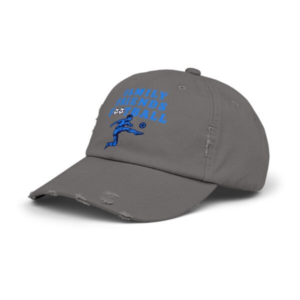 Family Friends Football, Unisex Distressed Cap - Image 42