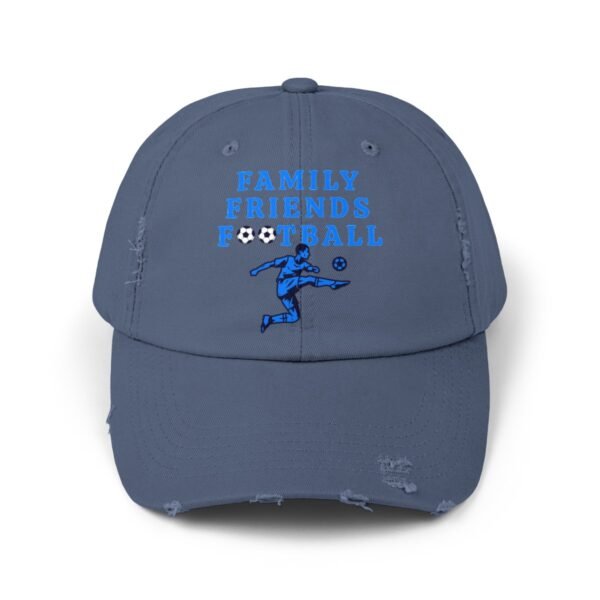 Family Friends Football, Unisex Distressed Cap - Image 33