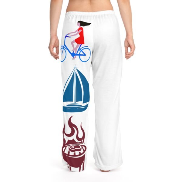 Bike Boat BBQ, Women's Pajama Pants (AOP) - Image 24