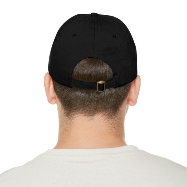 Bike Boat BBQ, Dad Hat with Leather Patch (Rectangle) - Image 70