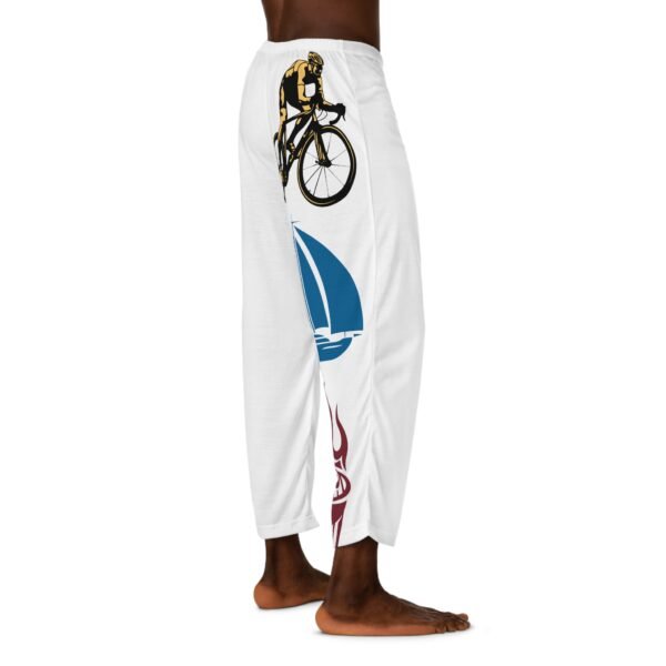 Bike Boat BBQ, Men's Pajama Pants (AOP) - Image 6