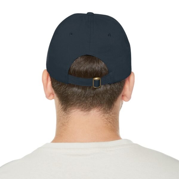 Bike Boat BBQ, Dad Hat with Leather Patch (Rectangle) - Image 91