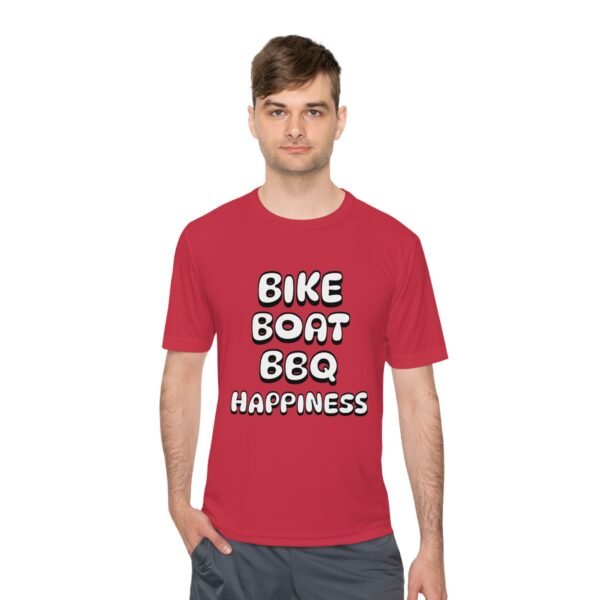 Bike Boat BBQ, Unisex Moisture Wicking Tee - Image 41